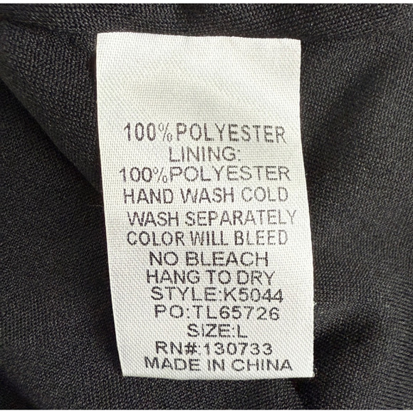 Umgee Mini Dress Womens L Floral Chiffon Swiss Dot Dark Romantic Fall Feminine - Picture 7 of 8